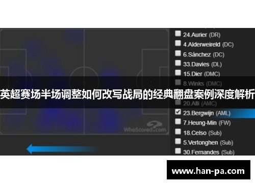 英超赛场半场调整如何改写战局的经典翻盘案例深度解析 英超赛场半场调整如何改写战局的经典翻盘案例深度解析